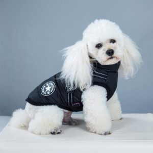 Waterproof Winter Pet Jacket with Built-in Harness