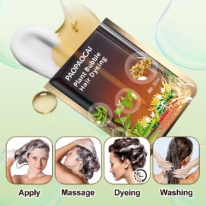 Plant Extract Non-damage Hair Dye Cream Shampoo