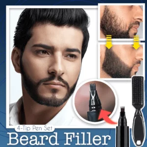 4-Tip Beard Filler Pen Set