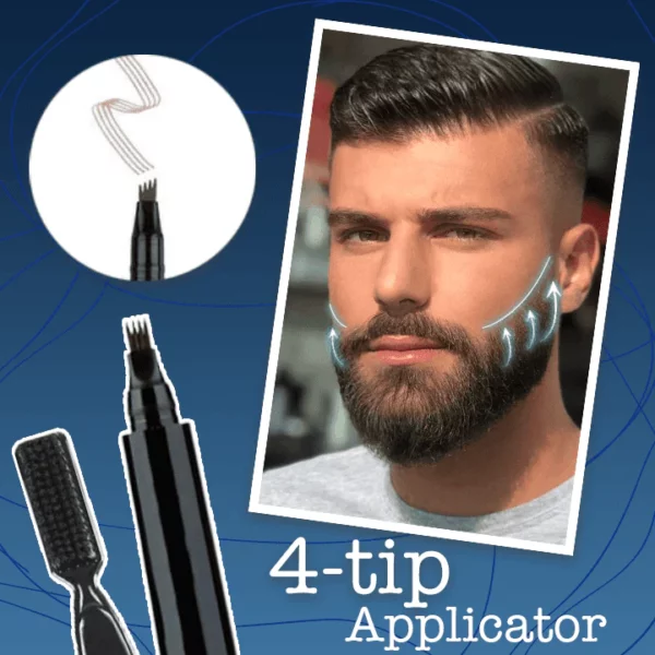 4-Tip Beard Filler Pen Set