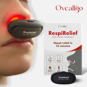 Oveallgo™ INSTANT RespiRelief Red Light Nasal Therapy Device