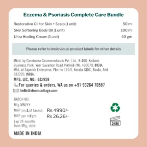 Eczema and Psoriasis Complete Care Bundle