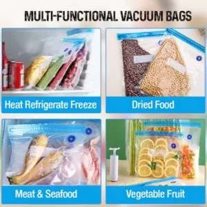 Kitchen vacuum sealer bag set