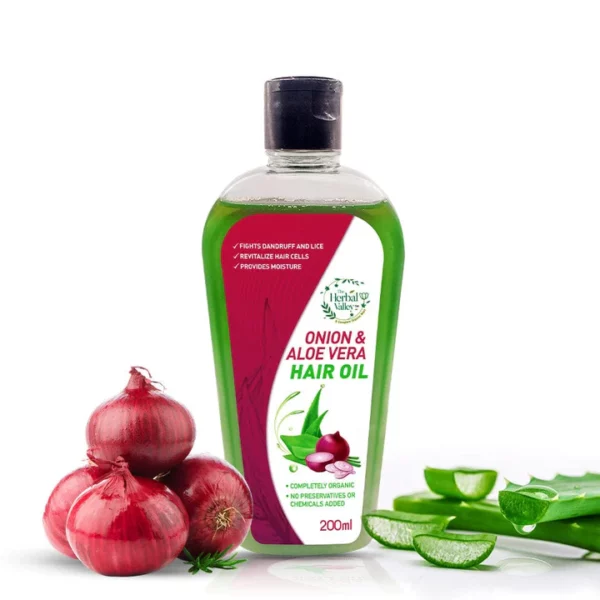 Onion & Aloe Vera Oil for Hair-fall