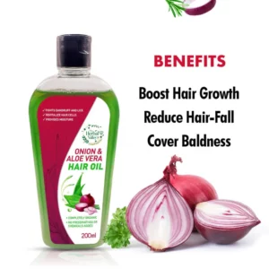 Onion & Aloe Vera Oil for Hair-fall