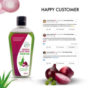 Onion & Aloe Vera Oil for Hair-fall