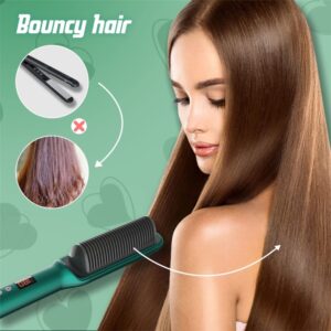 2 in 1 Negative Ion Hair Straightener Styling Comb