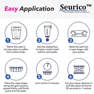 Seurico™ Thermoplastic Denture Adhesive