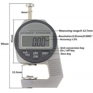 Digital Display Thickness Gauge