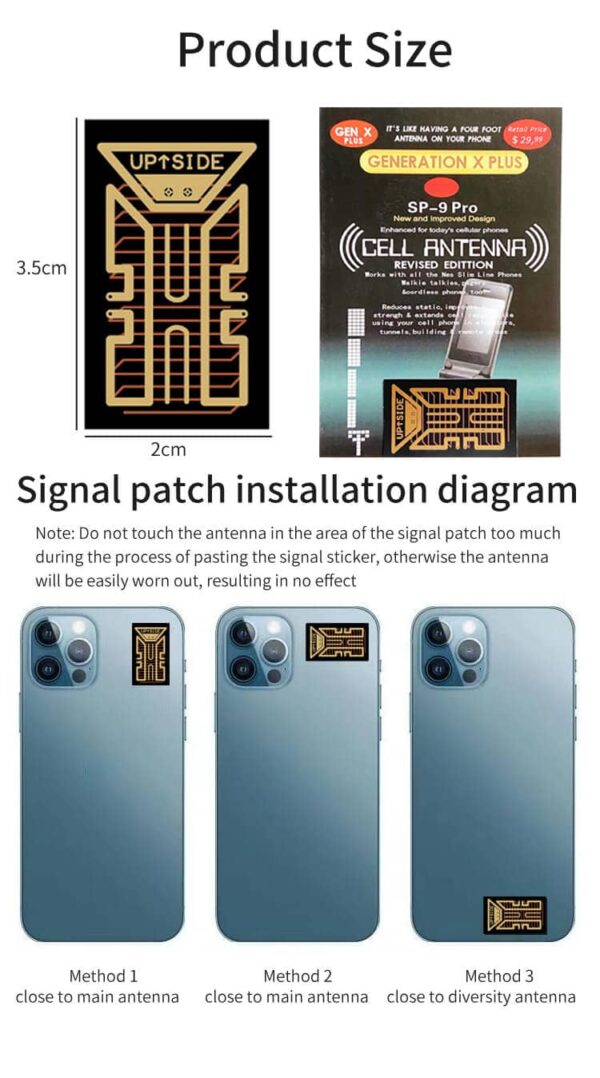 Cell Phone Signal Enhancement Patch