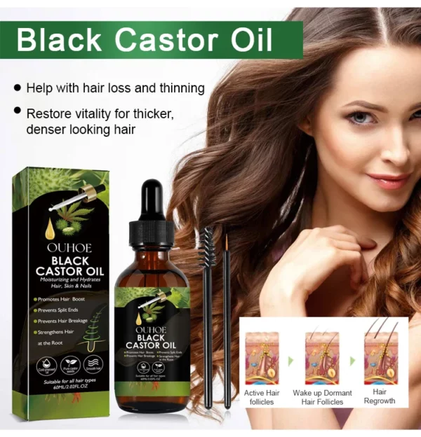 Castor Oil Dense Hair Growth and Repair Serum