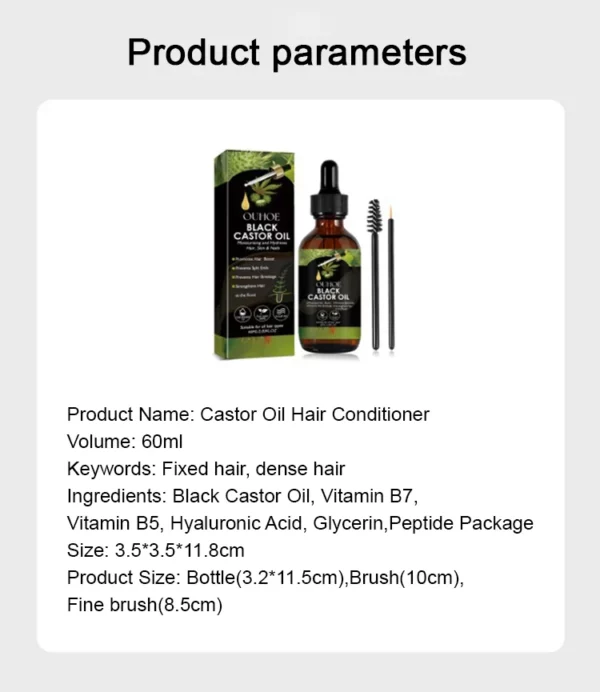 Castor Oil Dense Hair Growth and Repair Serum