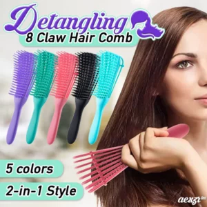 Aexzr™ Detangling 8 Claw Hair Comb