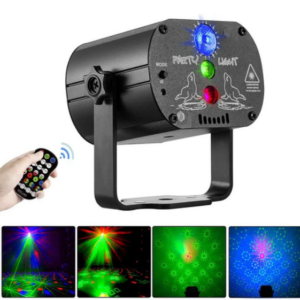 Stage Laser Light Sound Activated LED Projector Party Light