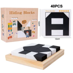 Puzzle Hidden Building Blocks Puzzle Toys