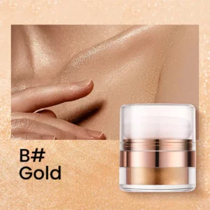 Instant Retouch Body Highlight Powder with Powder Pad