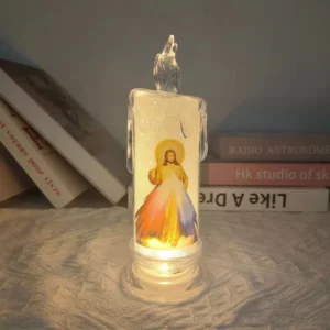 Jesus LED Prayer Candle