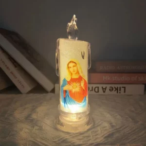 Jesus LED Prayer Candle