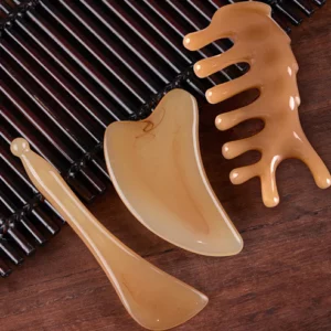 Gua Sha Scraping Massage Tool Set for Face & Body