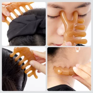 Gua Sha Scraping Massage Tool Set for Face & Body