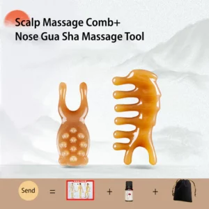 Gua Sha Scraping Massage Tool Set for Face & Body