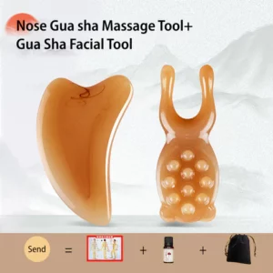 Gua Sha Scraping Massage Tool Set for Face & Body