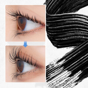 3D mascara with metal brush for full eyelashes - waterproof & long-lasting