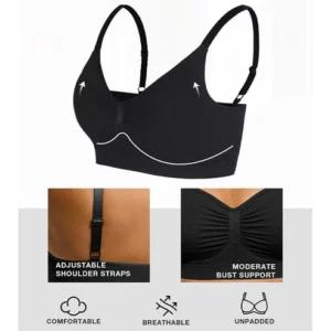 Women's lightweight stretchy non-wired bra