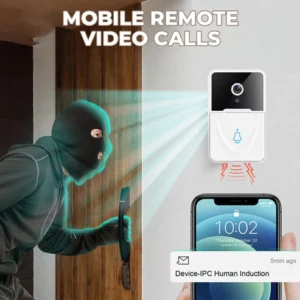 Wireless Smart Video Doorbell Camera