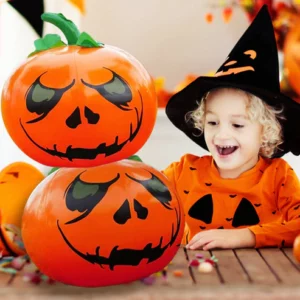 Spooky Inflatable Halloween Pumpkin