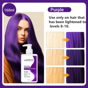 3-in-1 shampoo for long-lasting instant dyes