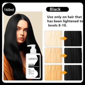 3-in-1 shampoo for long-lasting instant dyes