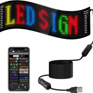 Flexible In-Car Bluetooth LED Display