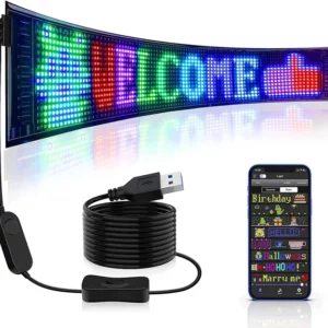 Flexible In-Car Bluetooth LED Display