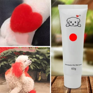 Dog Hair Dye Cream Kit with Safe Long-Lasting Dye Effect