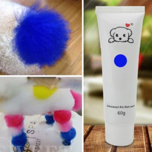 Dog Hair Dye Cream Kit with Safe Long-Lasting Dye Effect