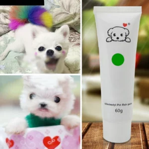 Dog Hair Dye Cream Kit with Safe Long-Lasting Dye Effect