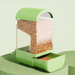 Transparent Splash-Proof Automatic Bird Cage Feeder