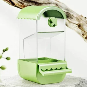 Transparent Splash-Proof Automatic Bird Cage Feeder