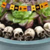 20Pcs Halloween Mini Skull Decoration Set