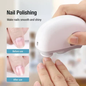 3 in 1 Automatic Electric Nail Clipper with Polishing