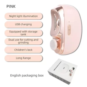 3 in 1 Automatic Electric Nail Clipper with Polishing