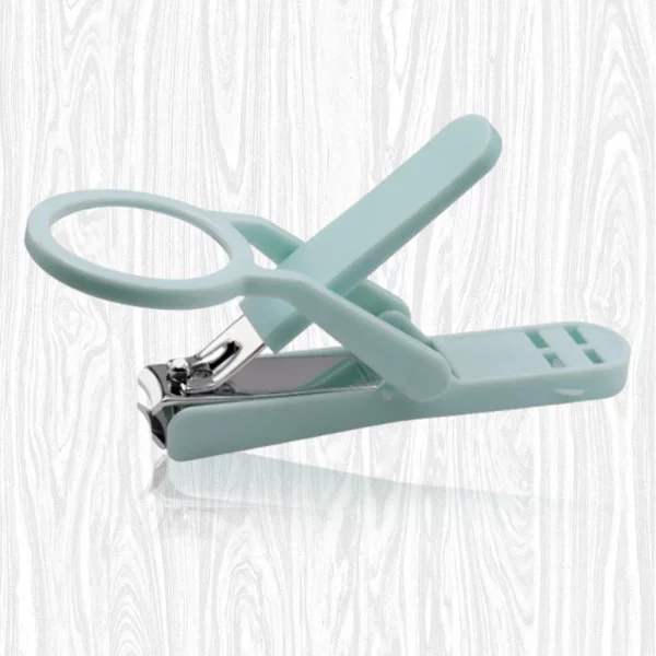 3pcs Nail Clippers with Magnifier & Splash-proof Box