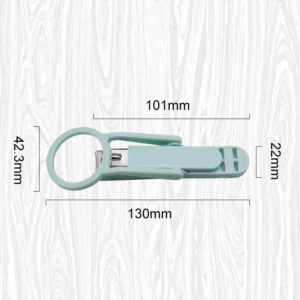 3pcs Nail Clippers with Magnifier & Splash-proof Box