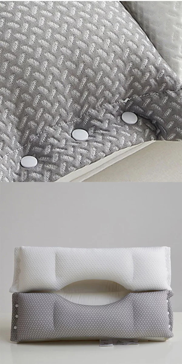 Double-Layer Detachable Pillow for Comfort