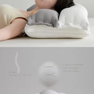 Double-Layer Detachable Pillow for Comfort