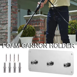 Wall Mount Foam Cannon Holder with 1/4