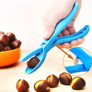 Multifunctional Durable Chestnut Shell Opener with Spring