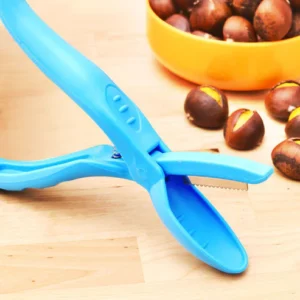 Multifunctional Durable Chestnut Shell Opener with Spring