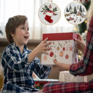 Christmas Embroidery Set